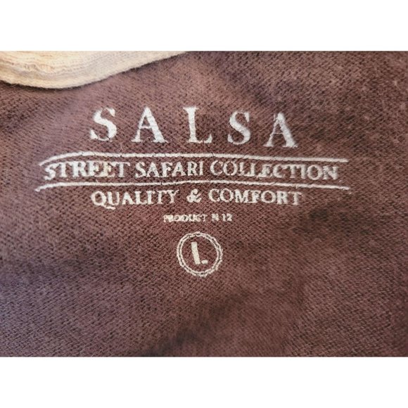 Salsa Jeans Brown Oversize Sweater With Hood - Picture 2 of 7